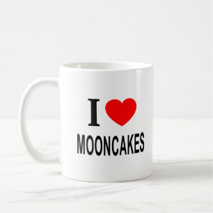 ICH ❤️ MOONCAKES I LIEBE MOONCAKES ICH HERZ MOONCA KAFFEETASSE