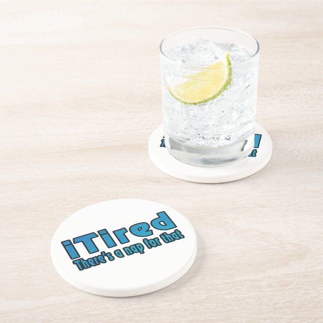 Ich müde Es gibt ein Nickerchen dafür Sandstein Untersetzer (Seite)