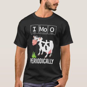 Ich Muhe Periodisch Chemie Milchkuh Landwirt T-Shirt