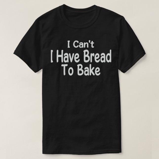 Ich muss ein Meisterbäckgeschenk backen, das Liebe T-Shirt (Design vorne)