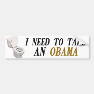 Ich muss einen Obama nehmen Autoaufkleber