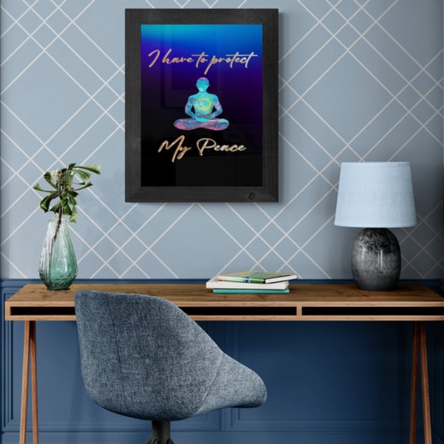 Ich muss meinen Frieden schützen Fotodruck (Von Creator hochgeladen)