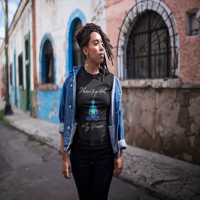 Ich muss meinen Frieden schützen T-Shirt (Von Creator hochgeladen)