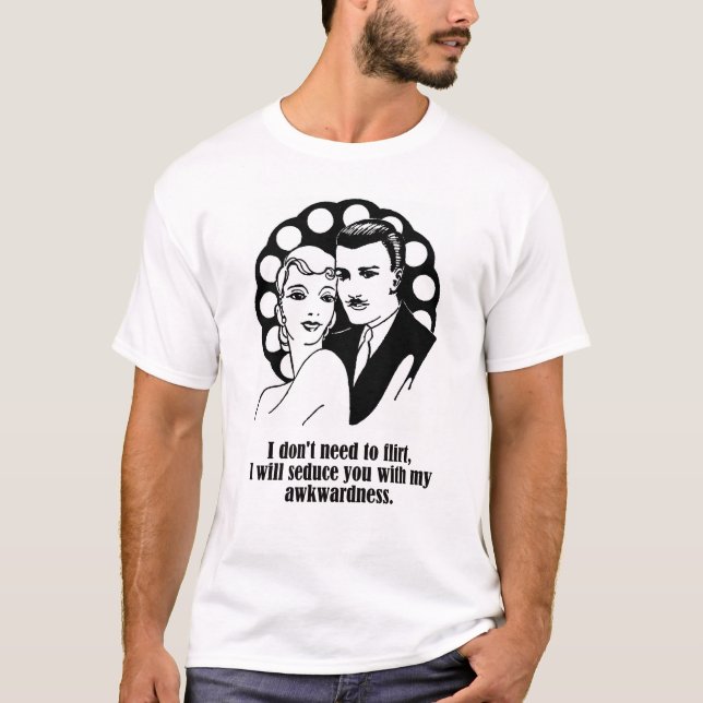 Ich muss nicht flirten T-Shirt (Vorderseite)