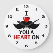 Ich Mustache dir ein Herz