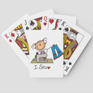 Ich nähe spielkarten