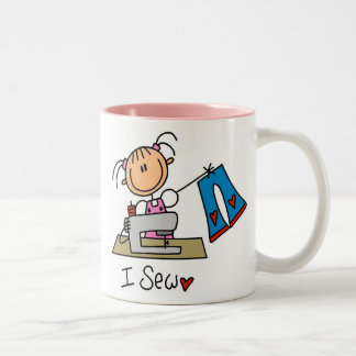 Ich nähe Tasse