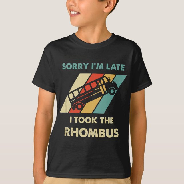 Ich nahm den Rhombus Funny Mathe Nerd Funny Mah T-Shirt (Vorderseite)