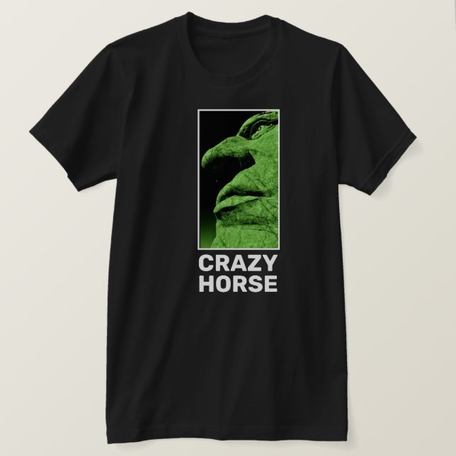 Ich nahm dieses Foto am Crazy Horse Monument T-Shirt (Design vorne)