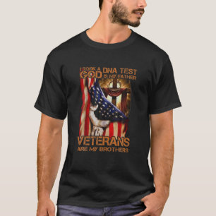 Ich nahm einen DNA-Test Gott ist mein Vater Vetera T-Shirt