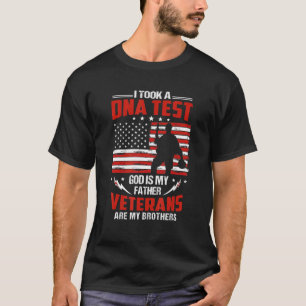 Ich nahm einen DNA Test Gott ist mein Vater Vetera T-Shirt