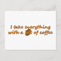 Ich nehme alles mit ein bisschen Kaffee (© Mira)