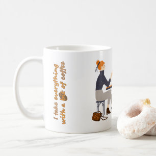 Ich nehme alles mit Kaffee Quote Girls Friends Kaffeetasse