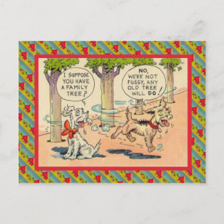 Ich nehme an, du hast einen Stammbaum Postkarte