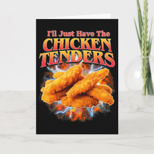 Ich nehme einfach die Chicken Tenders _4 Karte
