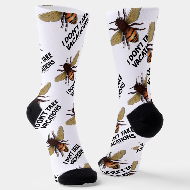 Ich nehme keinen Honigbienenzucht-Spaß Socken (Gewinkelt)