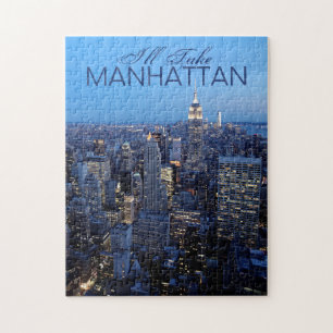 Ich nehme Manhattan   New York City Jigsaw Puzzle