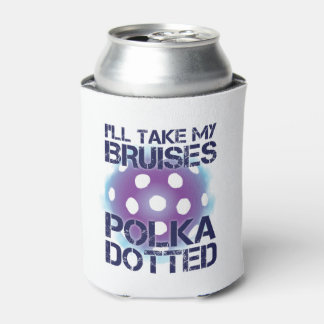 Ich nehme meine Bruises PolkaDotted Pickleball Coo Dosenkühler