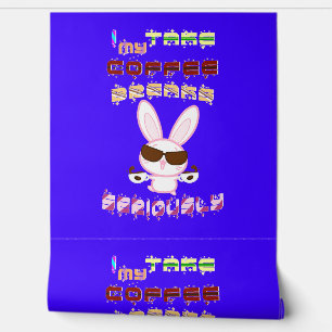 Ich nehme meine Kaffeepause ernst Tapete