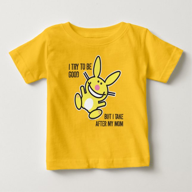 Ich nehme nach meiner Mama Baby T-shirt (Vorderseite)