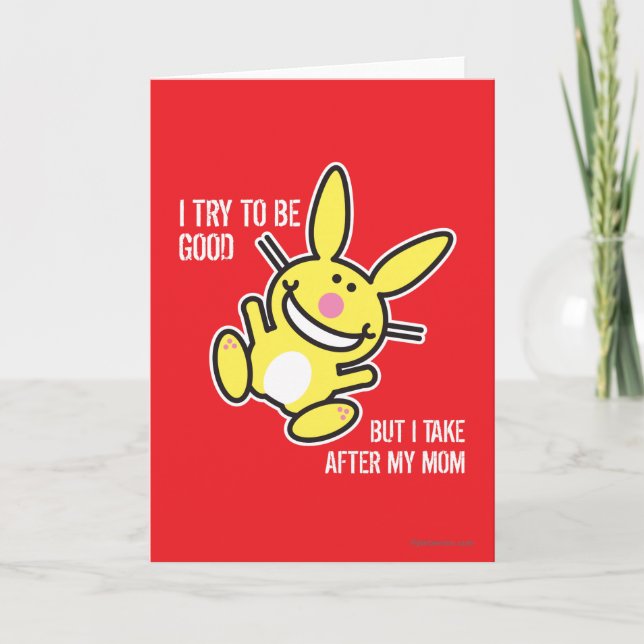 Ich nehme nach meiner Mama Karte (Vorderseite)