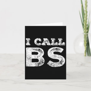 Ich nenne Bs No Les Protest Resist Bull Vintag Karte