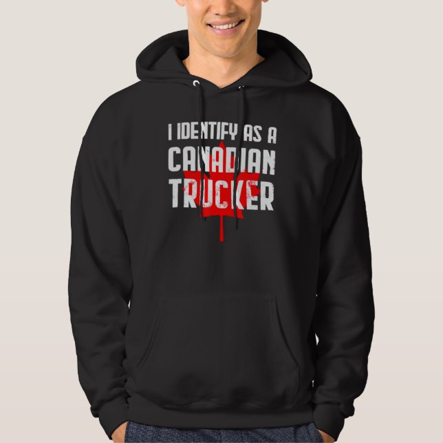 Ich nenne den kanadischen Trucker Support 2022 Hoodie (Vorderseite)