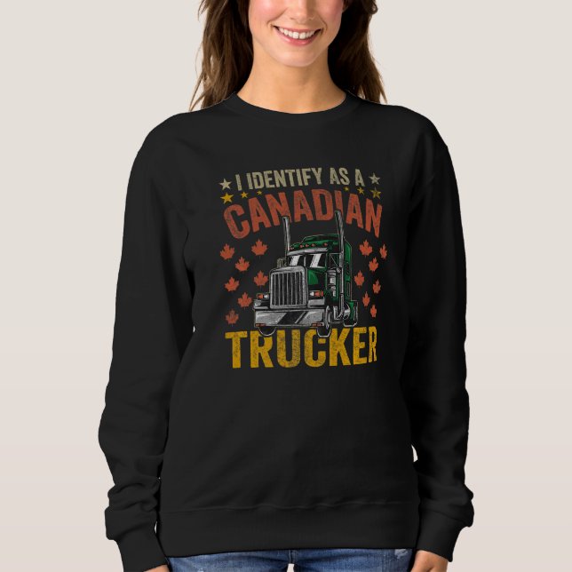 Ich nenne den kanadischen Trucker Support 2022 Sweatshirt (Vorderseite)