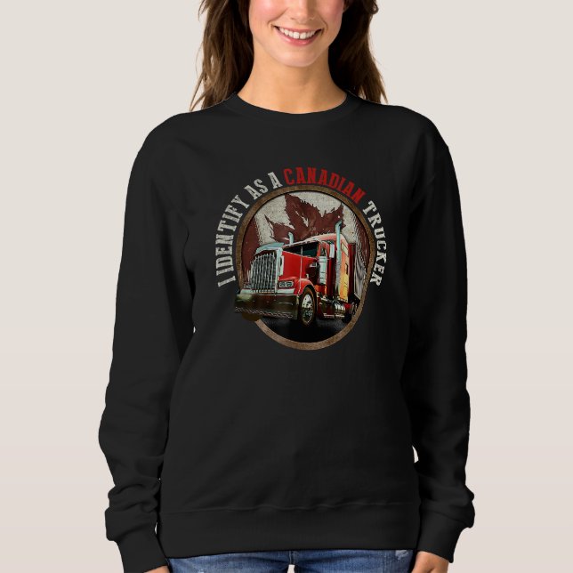 Ich nenne den kanadischen Trucker Support 2022 Sweatshirt (Vorderseite)