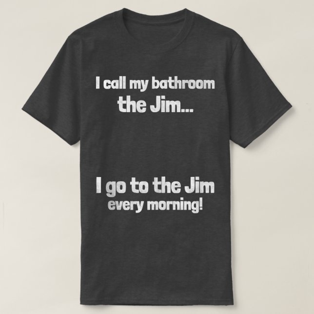 Ich nenne mein Bad Jim Phantastischen Vater Joke F T-Shirt (Design vorne)