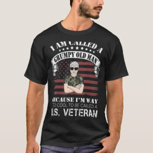 Ich nenne mich einen mürrisch alten Mann, weil ich T-Shirt