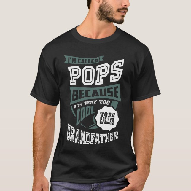 Ich nenne mich Pop T-Shirt (Vorderseite)
