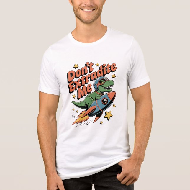 Ich nicht ausliefern Tri-Blend shirt (Vorderseite)