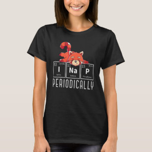 Ich Nickerchen regelmäßig Waldtierschläferin Red P T-Shirt