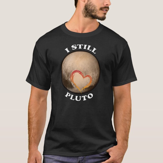 "Ich noch Liebe Pluto " T-Shirt (Vorderseite)