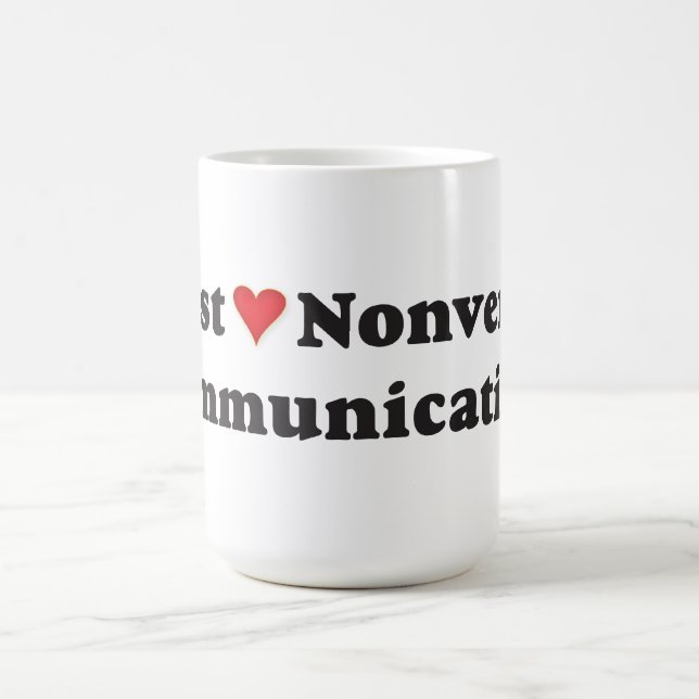 Ich  nur nonverbale Kommunikation! Tasse (Mittel)
