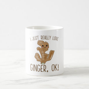 Ich nur wirklich Liebe Ginger Ok! Kawaii Ginger Kaffeetasse