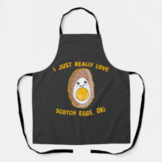 Ich nur wirklich Liebe Scotch Eggs, Ok! Kawaii-Sch Schürze