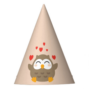 Ich Owl Sie Illustration Partyhütchen