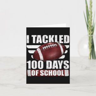 Ich packte 100 Tage Schul-Fußball 100. Tag Te Karte