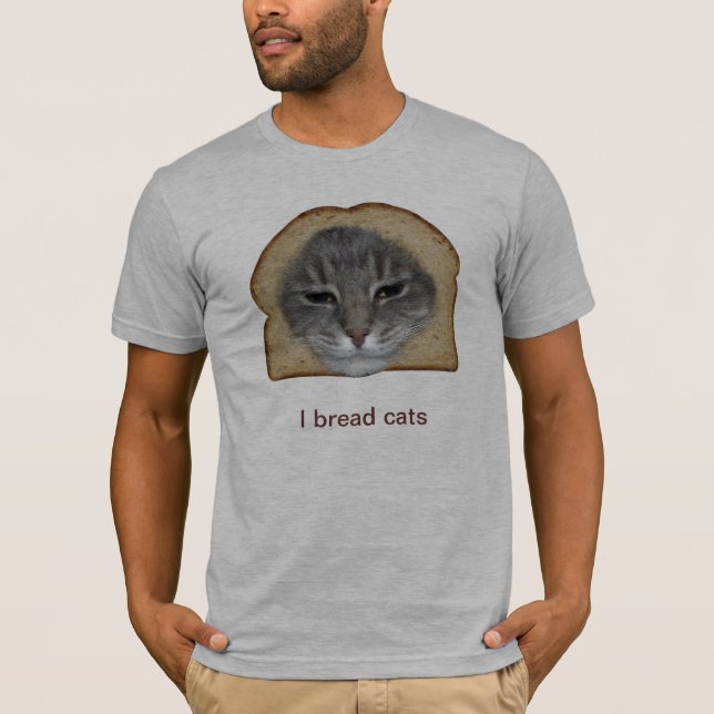 Ich paniere Katzen T-Shirt (Vorderseite)