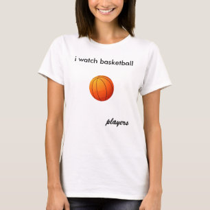 ich passe Basketball, Spieler auf T-Shirt