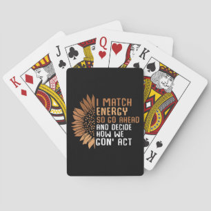 Ich passe Energie-Empowerment afroamerikanisch Afr Spielkarten