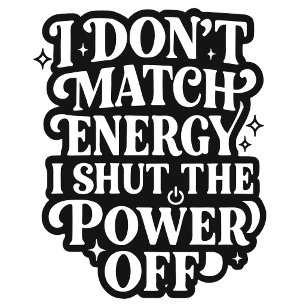 Ich passe mich nicht der Energie an, ich schalte s Kaffeetasse