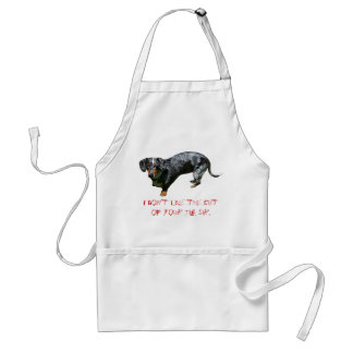 Ich passe Sie auf Schürze