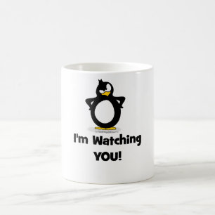 Ich passe Sie Pinguin auf Tasse