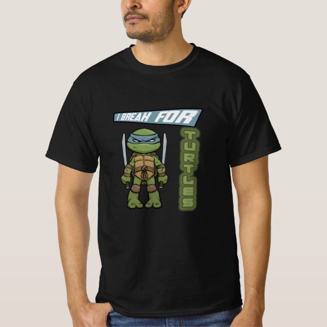 Ich pause für Schildkröten Leonardo T-Shirt (Vorderseite)