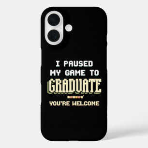 Ich pausierte mein Spiel, um Gamer Gaming zu gradu iPhone 16 Hülle