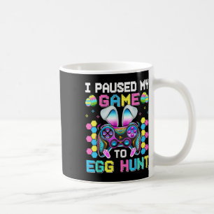 Ich pausierte mein Spiel, um Video Game Happy Oste Kaffeetasse