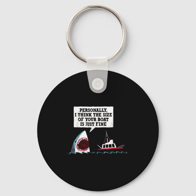 Ich persönlich denke, die Größe Ihres Bootes ist n Schlüsselanhänger (Vorderseite)